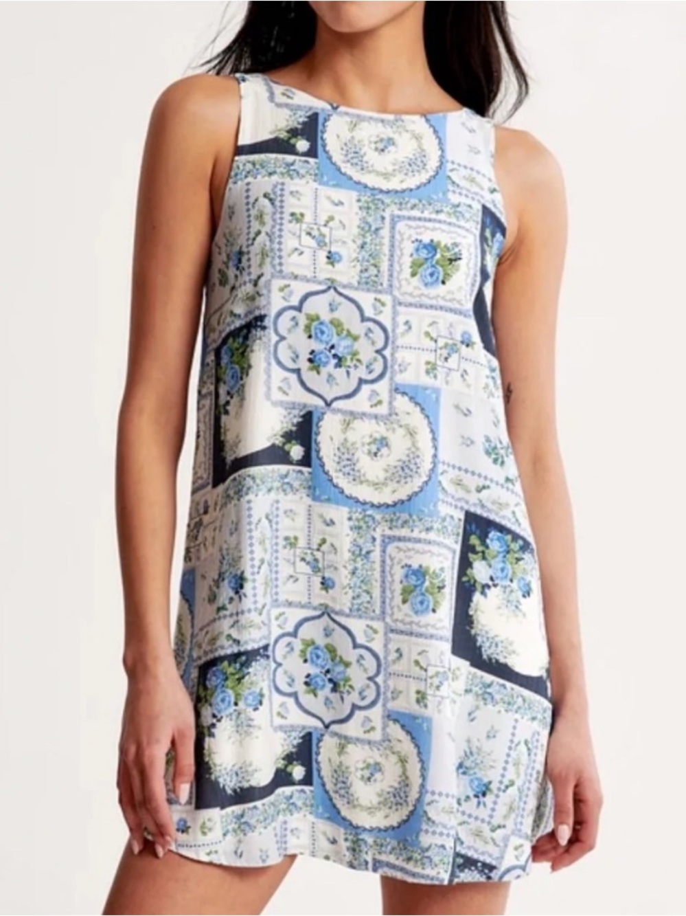 Abercrombie patchwork mini shift